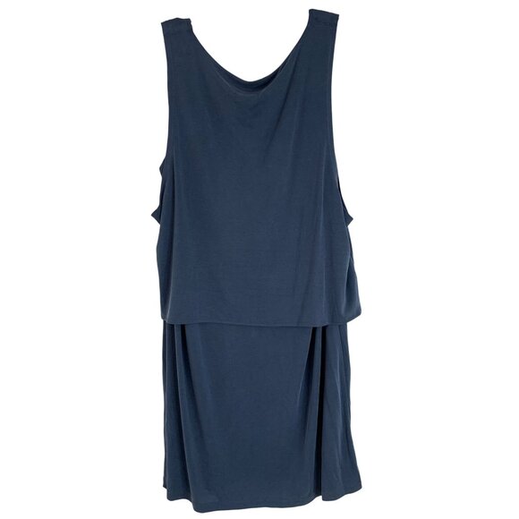 Lucky Brand XL Navy Tie Dress Sandwash NWT - Picture 5 of 11